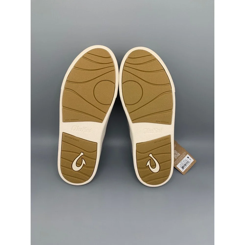OluKai Kohu Fog Fade Gray Canvas Sneakers 20516-DWDW Women's Sz 7